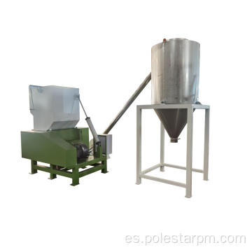 Máquina de trituración para reciclar botellas de plástico